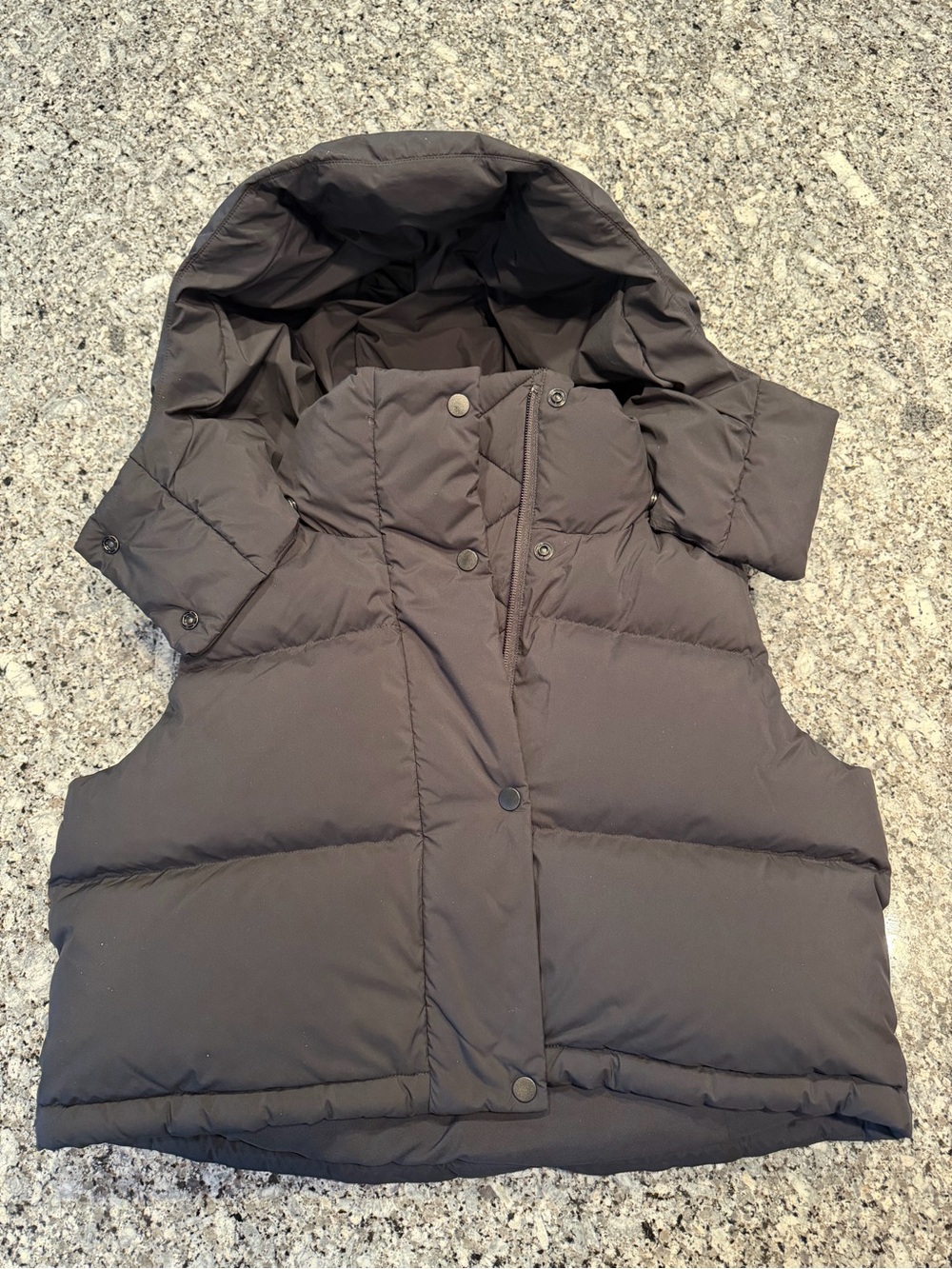 🖤 Lululemon Black Cropped Puffer Vest | Size 4 🖤